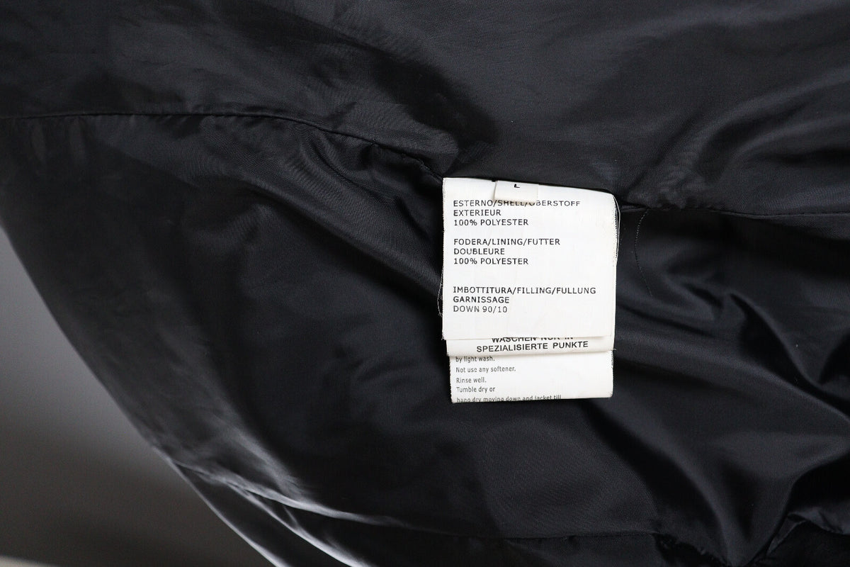 Romeo Gigli Full Zip Quilted Belted Puffer Down Overcoat Jacket – Women's L