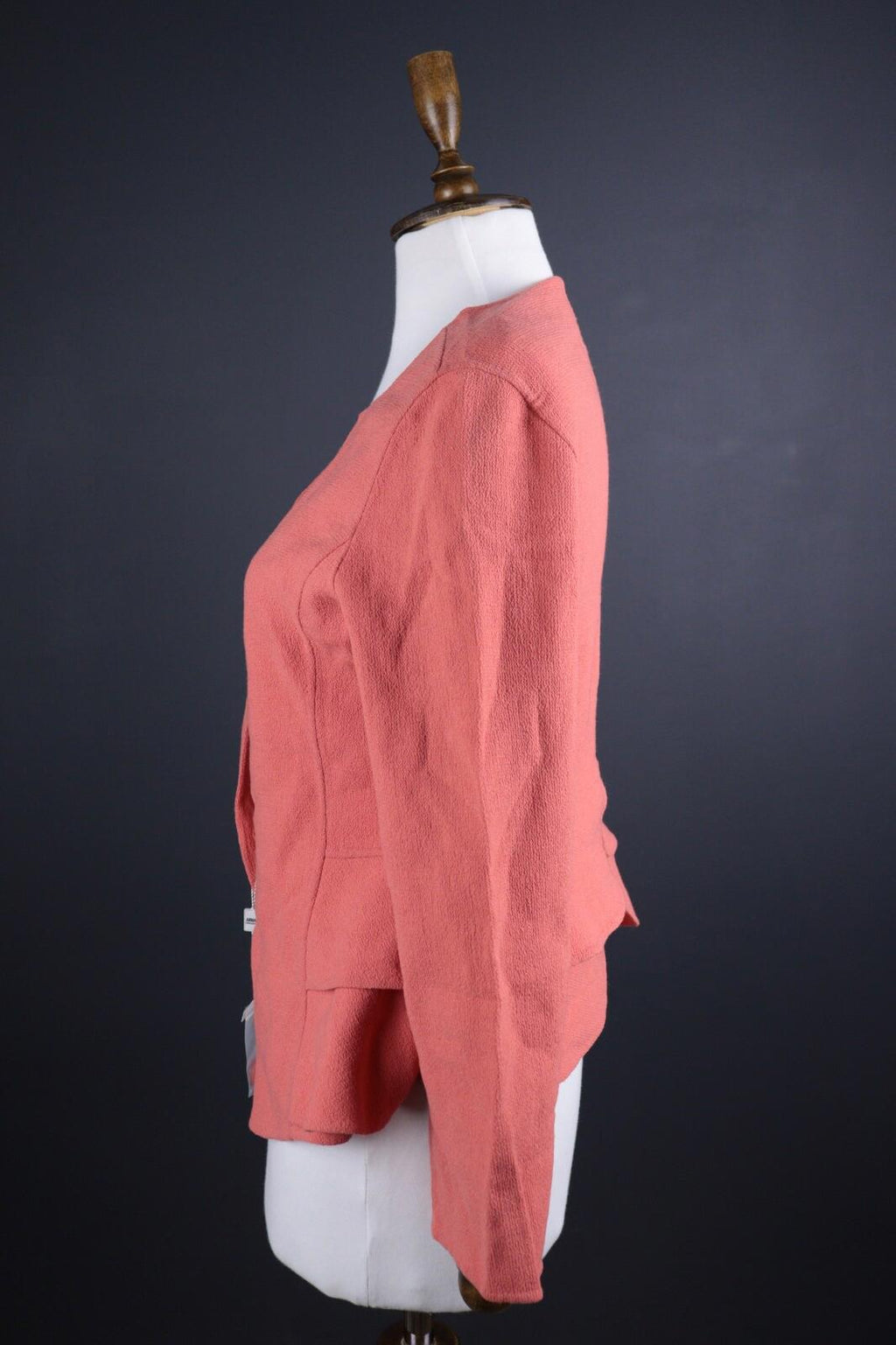 NWT ARMANI COLLEZIONI Pink One Button Lightweight Blazer Jacket USA 8