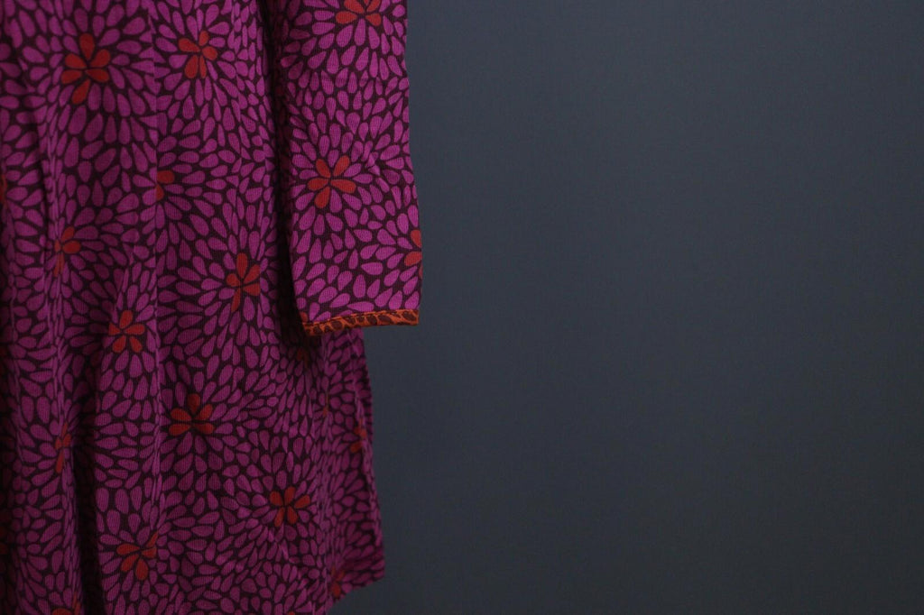 GUDRUN SJODEN Multicolor Long Sleeve Stretch Fit & Flare Dress – Size M