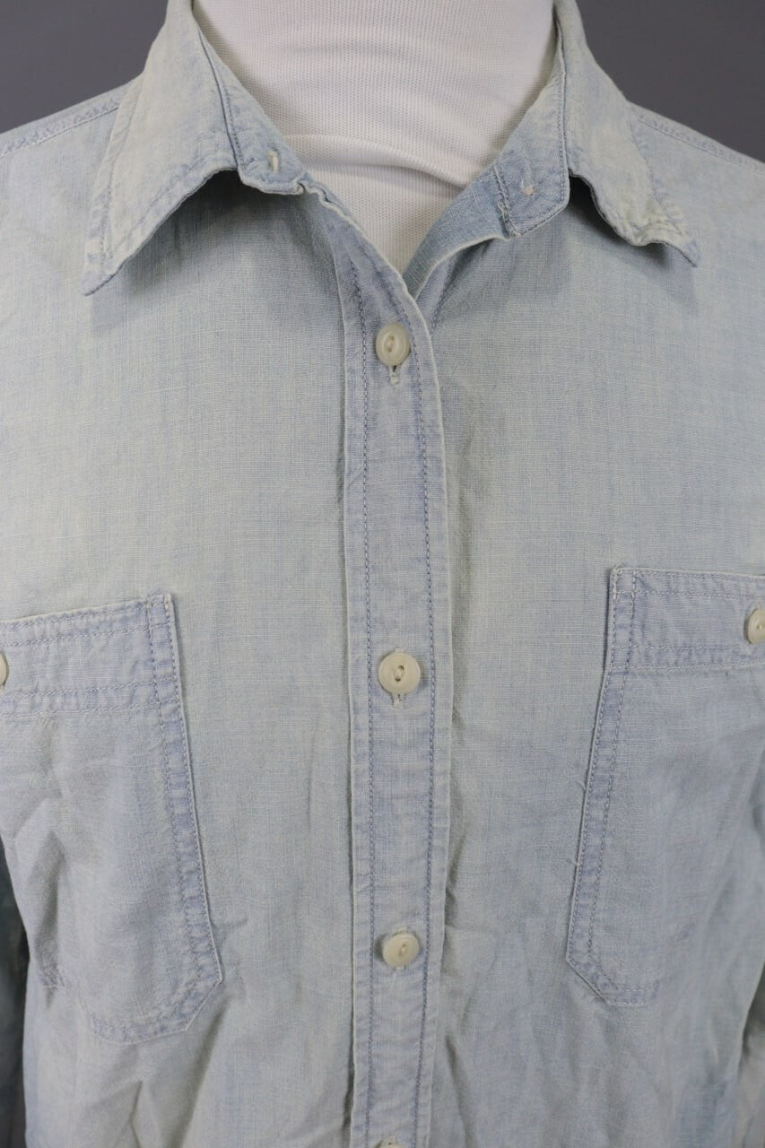 Denim & Supply Ralph Lauren Blue Long Sleeve Denim Over Shirt XL – Men's