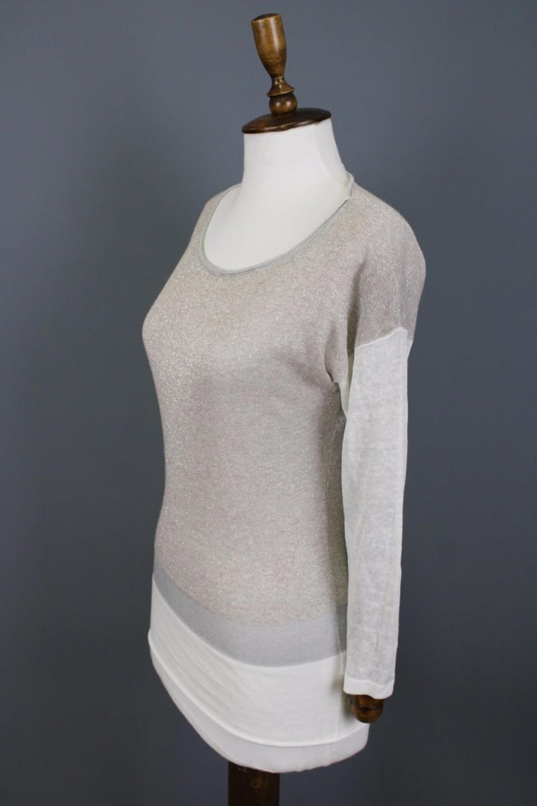 FABIANA FILIPPI Multicolor Crew Neck Long Sleeve Pullover knit Top – Size S/M