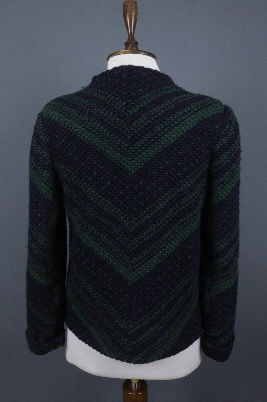 BA&SH ZOLA Multicolor Striped Long Sleeve Open Front Cardigan Sweater – Size 1
