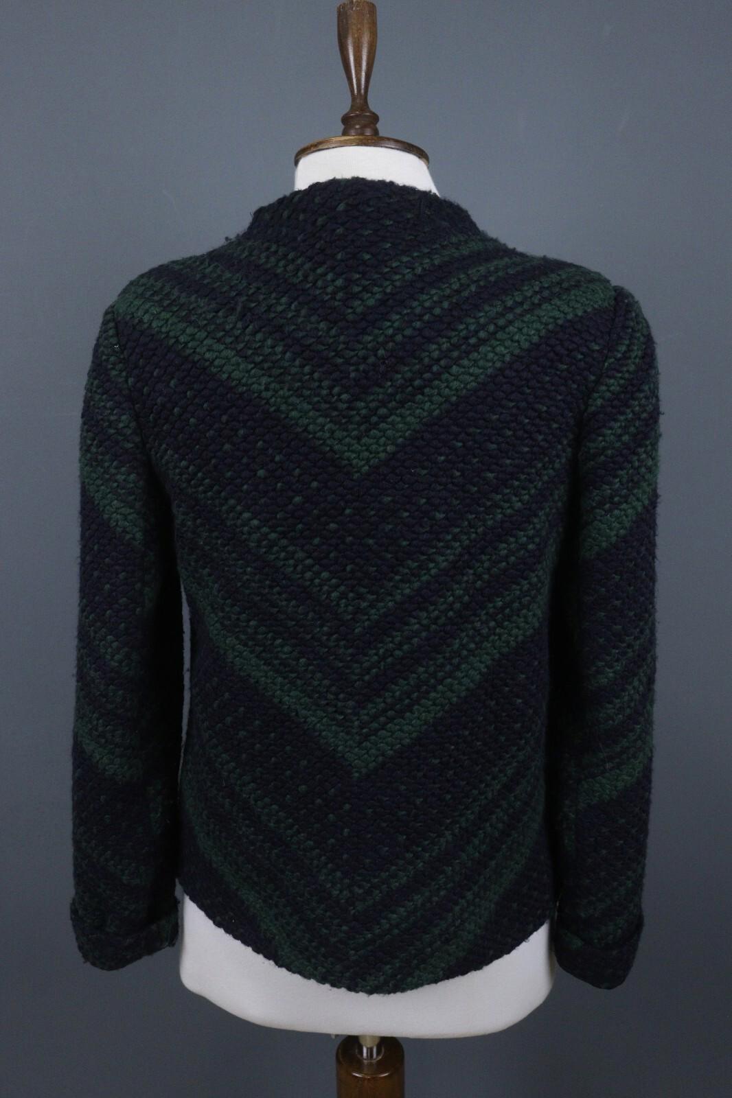BA&SH ZOLA Multicolor Striped Long Sleeve Open Front Cardigan Sweater – Size 1