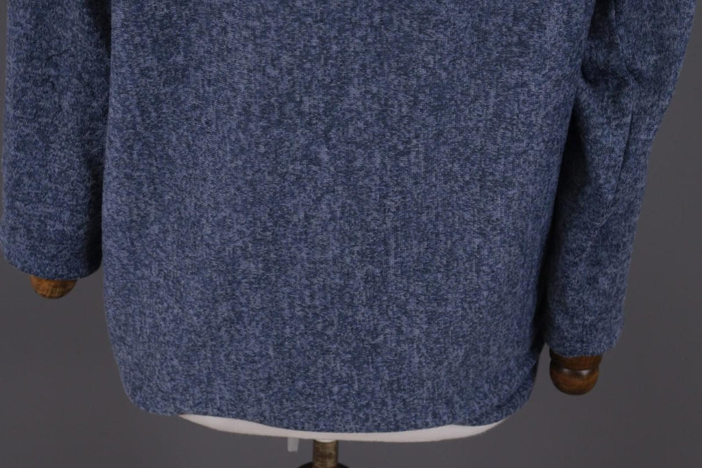 THE ELDER STATESMAN Blue Cashmere Knit Oversized Sweater M