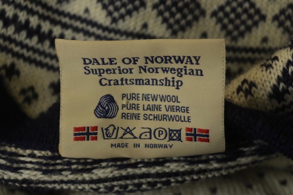 DALE OF NORWAY Multi Fair Isle Wool Knitted Button Front Ski Sweater – Size M