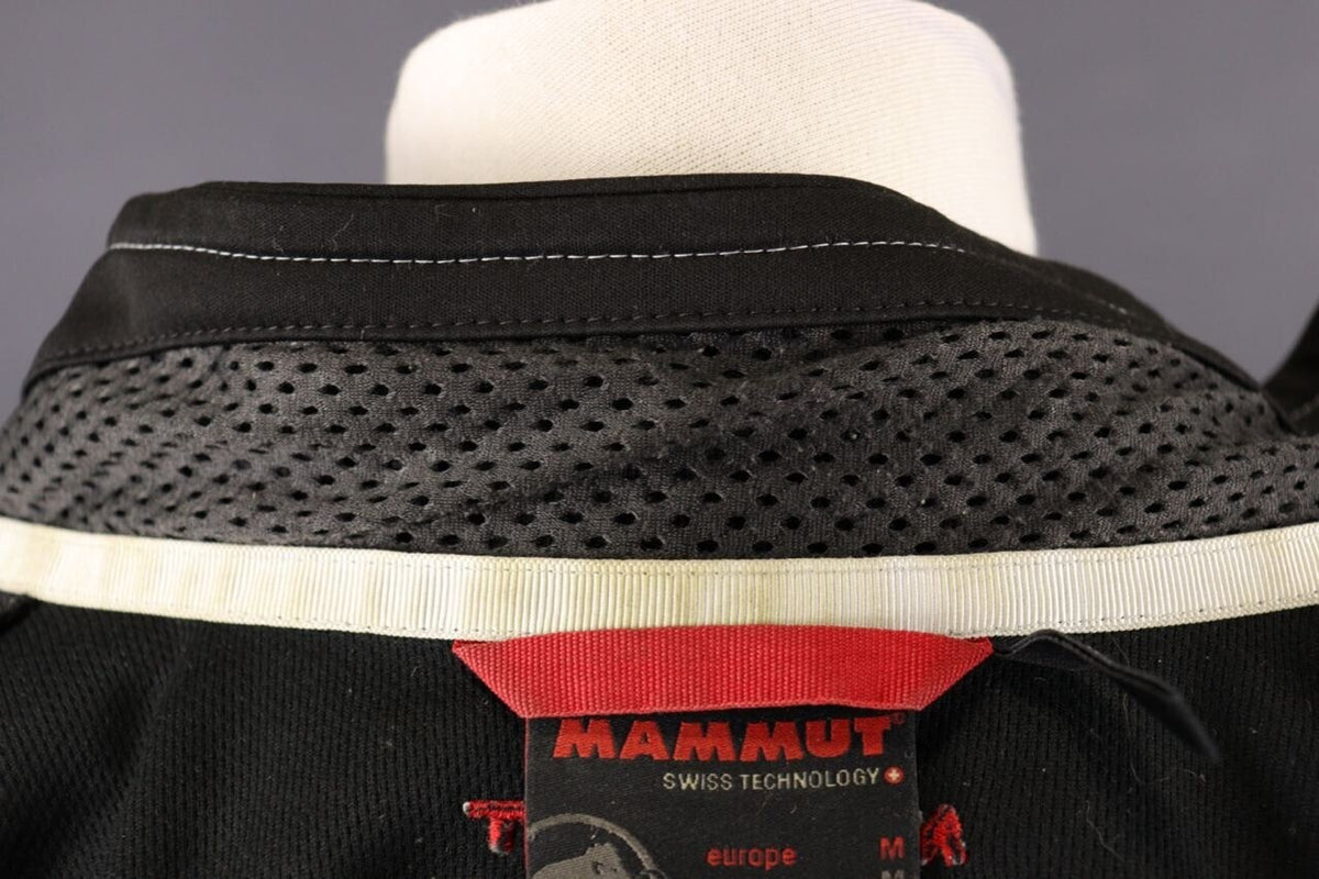 Mammut Black Full Zip Windstopper Soft Shell Jacket – Size M