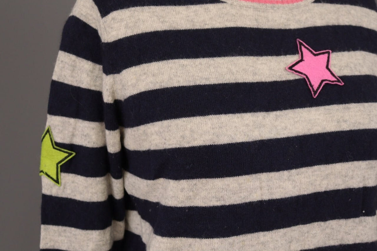 Princess Goes Hollywood Stripe Wool Cashmere Knit Sweater – Size 36