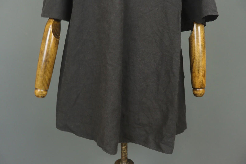 GUDRUN SJODEN Black Casual Long Sleeve Round Neck Button Front Shirt Top – Size M
