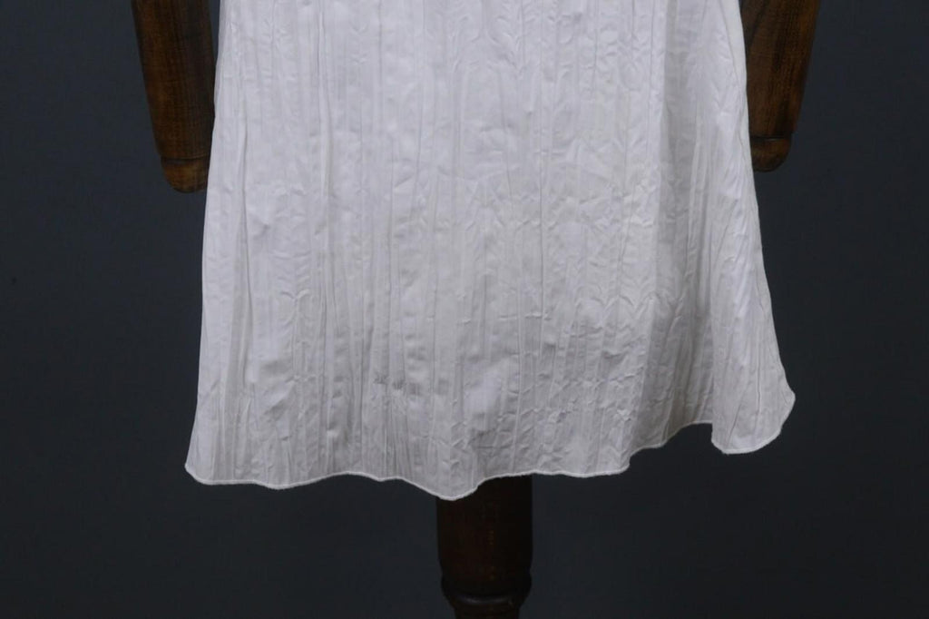 OZAI N KU White Cotton Round Neck Short Sleeve High Low Tee Shirt Dress – Size S – Used