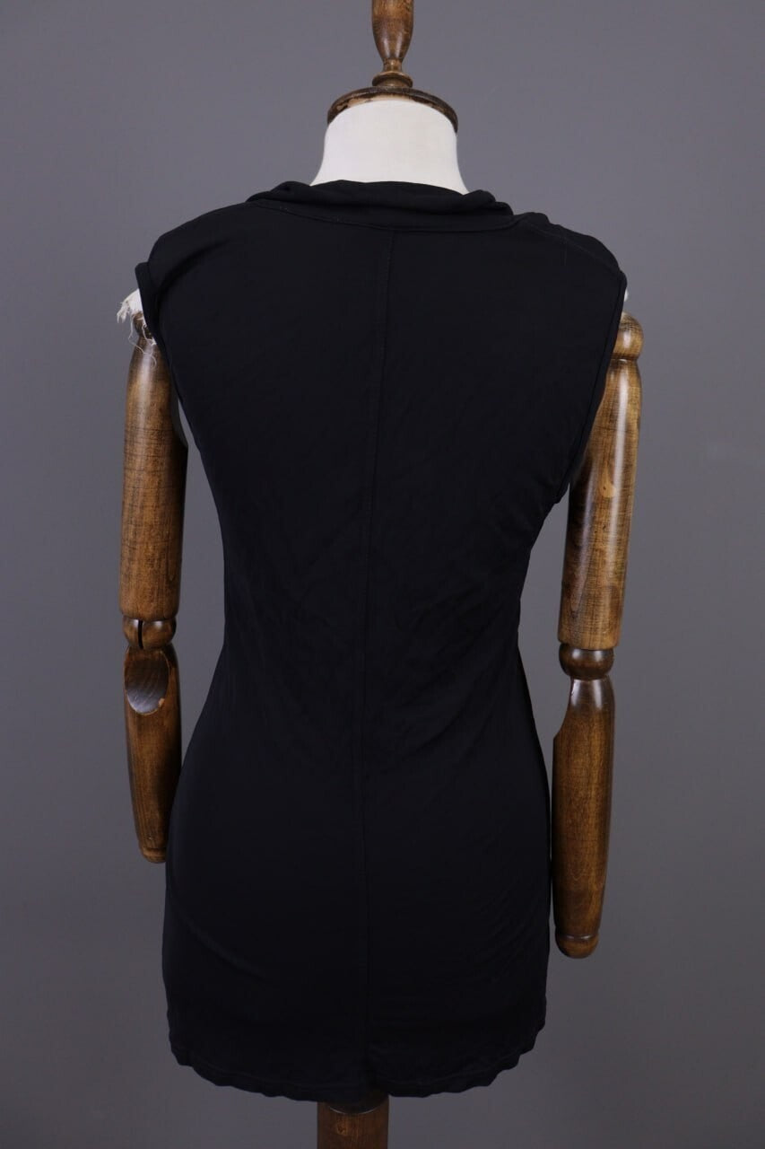 Transit Par Such 131 Black Sleeveless Bodycon Tunic Dress – Size 3