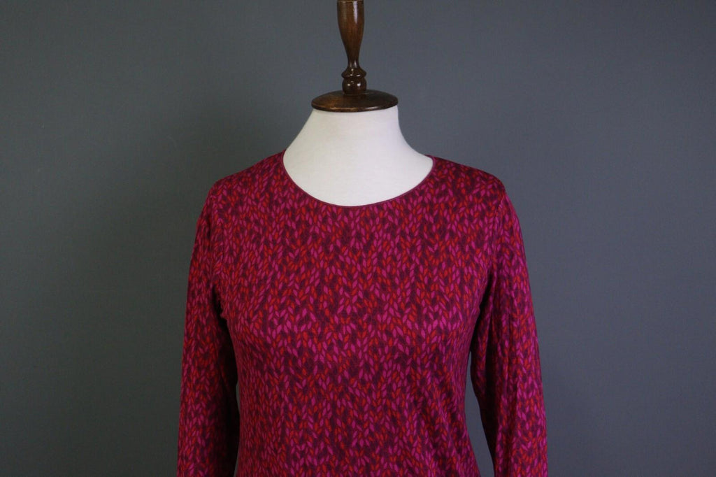 GUDRUN SJODEN Multicolor Floral Long Sleeve Blouse Top Shirt – Size S