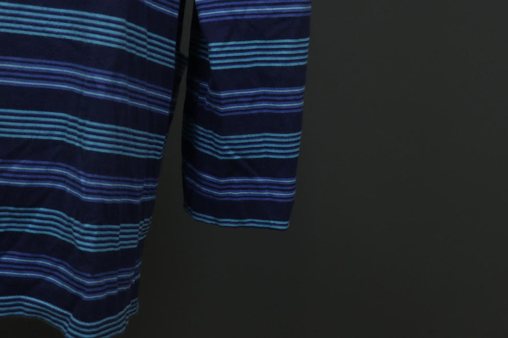 MARJA SUNA MARIMEKKO Navy Purple Striped Button Front Cardigan Sweater – Size XL