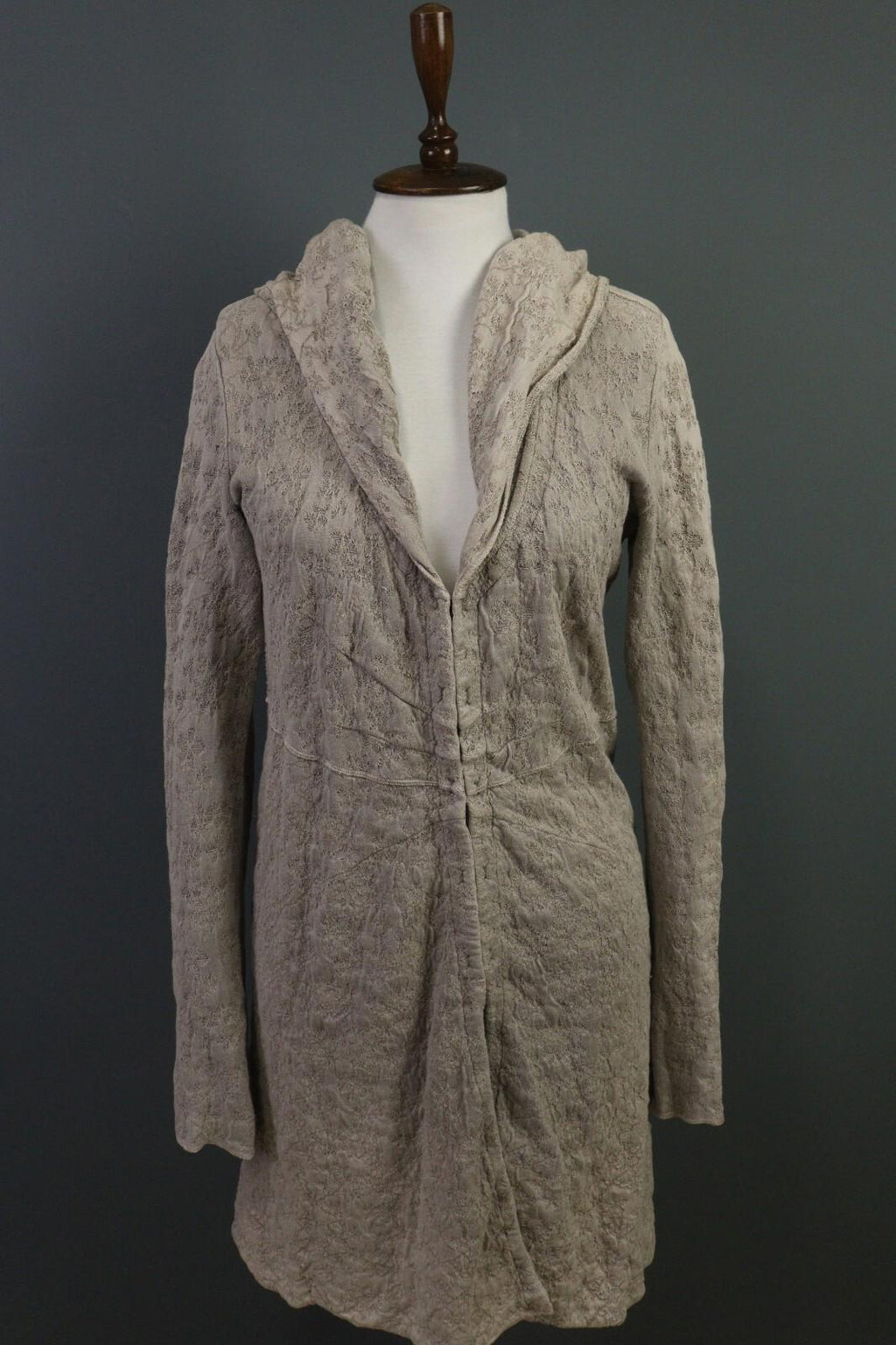 TRANSIT PAR SUCH Beige Cotton Blend Long Sleeve Sweater Dress – Size 4
