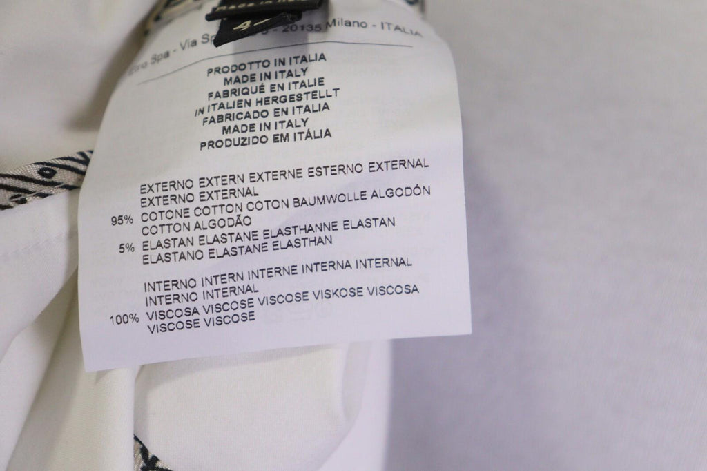 ETRO MILANO White Two Button Blazer Jacket – Size 44