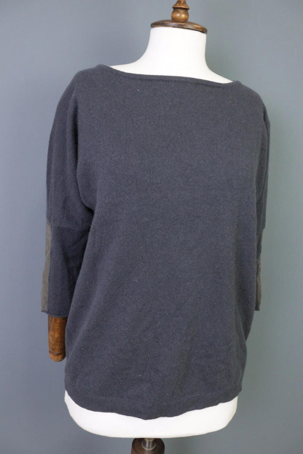 FABIANA FILIPPI Gray Cashmere Knit Sweater – Size S
