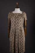 Weekend Max Mara Multicolor Leopard Print A-Line Sheath Midi Dress – Size L