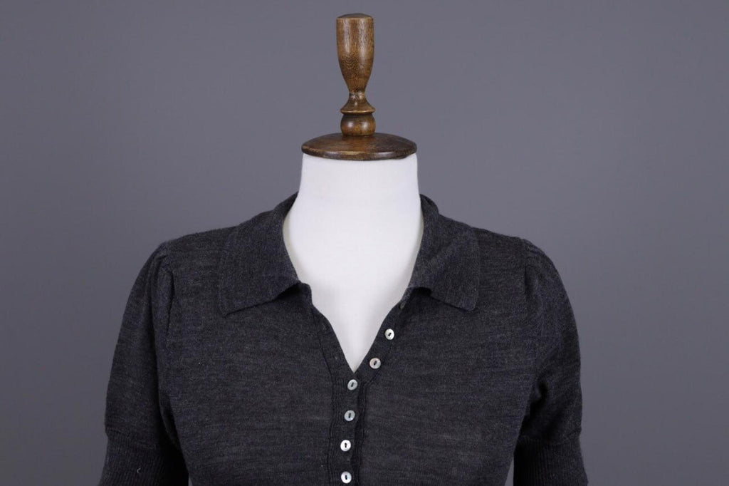 Dolce&Gabbana Gray Henley Short Sleeve Summer Top Shirt – Size M