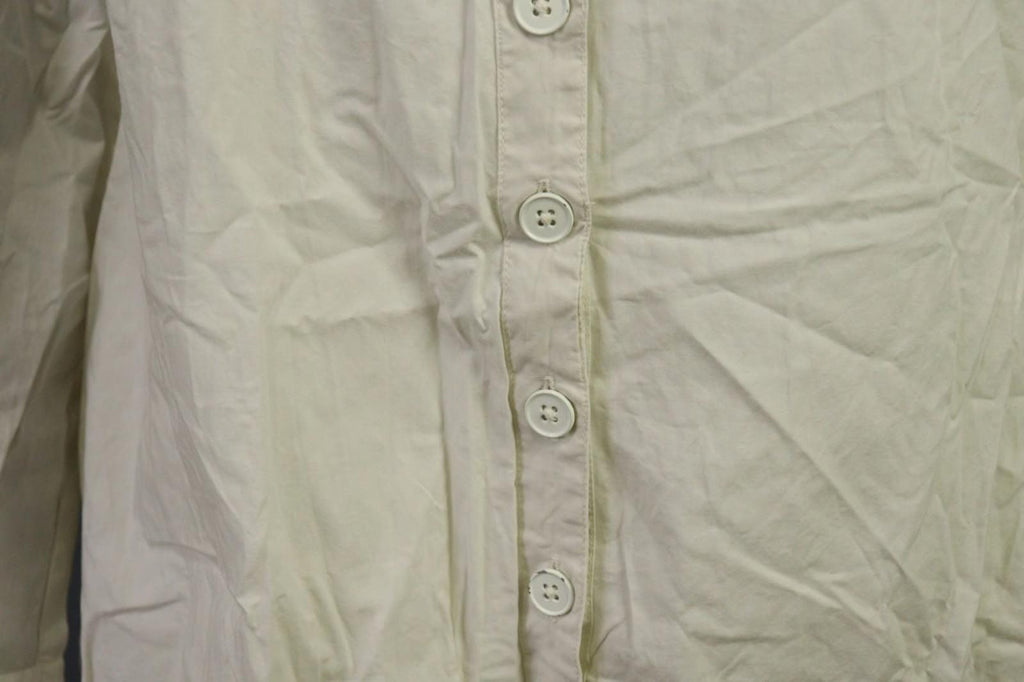 EWA I WALLA Beige 100%Cotton Casual Long Sleeve Button Front Shirt Dress – Size XS