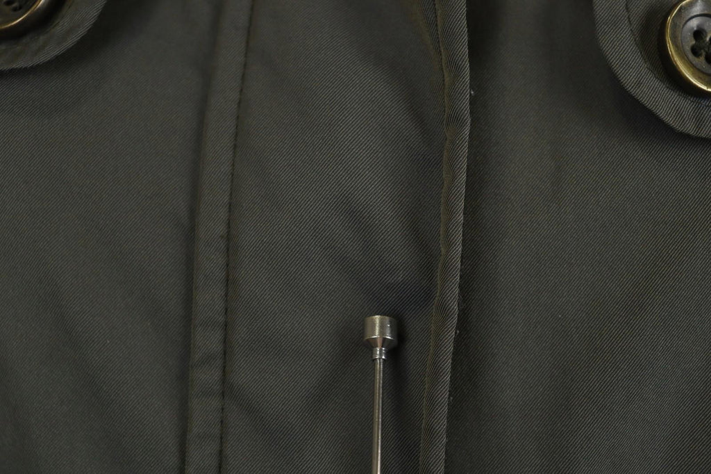 MAX MARA WEEKEND Dark Green Long Sleeve Hooded Windbreaker Jacket – Size 42