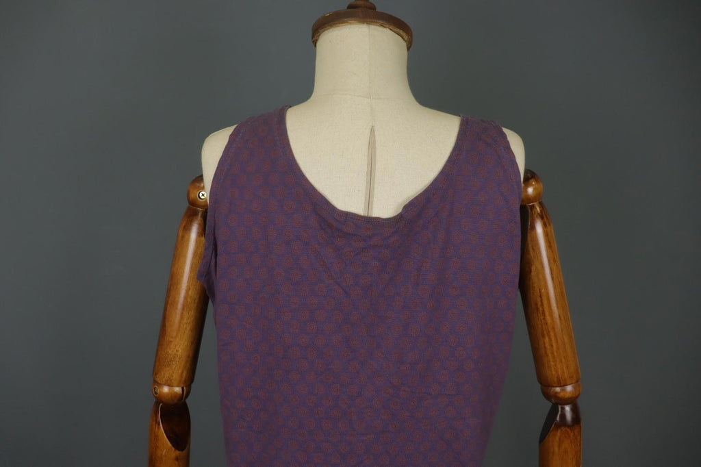 GUDRUN SJODEN Multi Floral 100% Lyocell Sleeveless Button Front Cardigan – Size XL