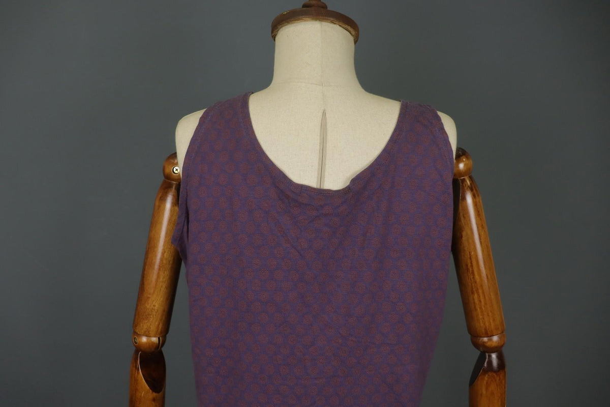 GUDRUN SJODEN Multi Floral 100% Lyocell Sleeveless Button Front Cardigan – Size XL