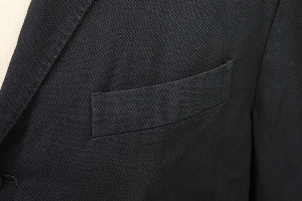 BOGLIOLI Black Wool Formal Notch Lapel Single Breasted Blazer K Jacket – Size 50