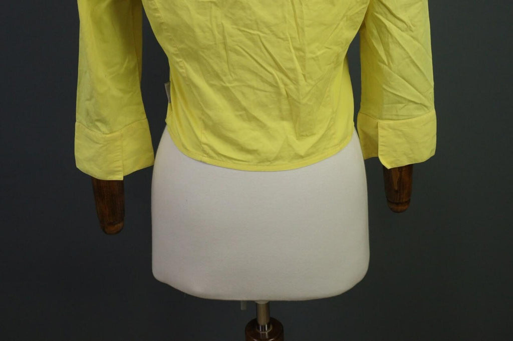 Versace Jeans Couture Button Down Yellow Shirt Vintage – Size Small