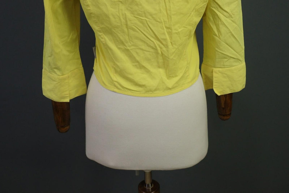 Versace Jeans Couture Button Down Yellow Shirt Vintage – Size Small