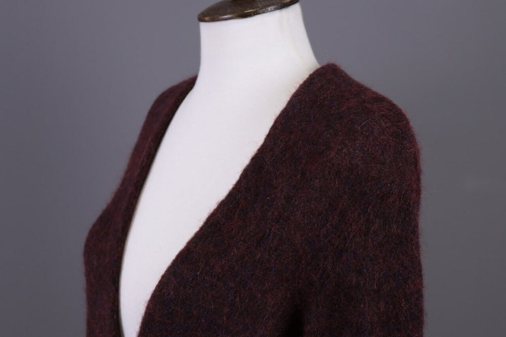 Bellerosa Brown Wool Puperkid Mohair Pockets Knit Cardigan Sweater – Size 2 / M