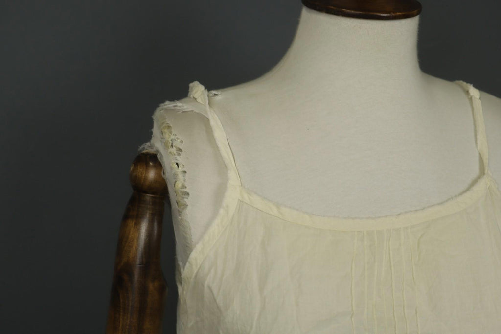 EWA I WALLA Yellow Cotton Spaghetti Strap Lace Hem Partywear Maxi Dress – Size S – Used