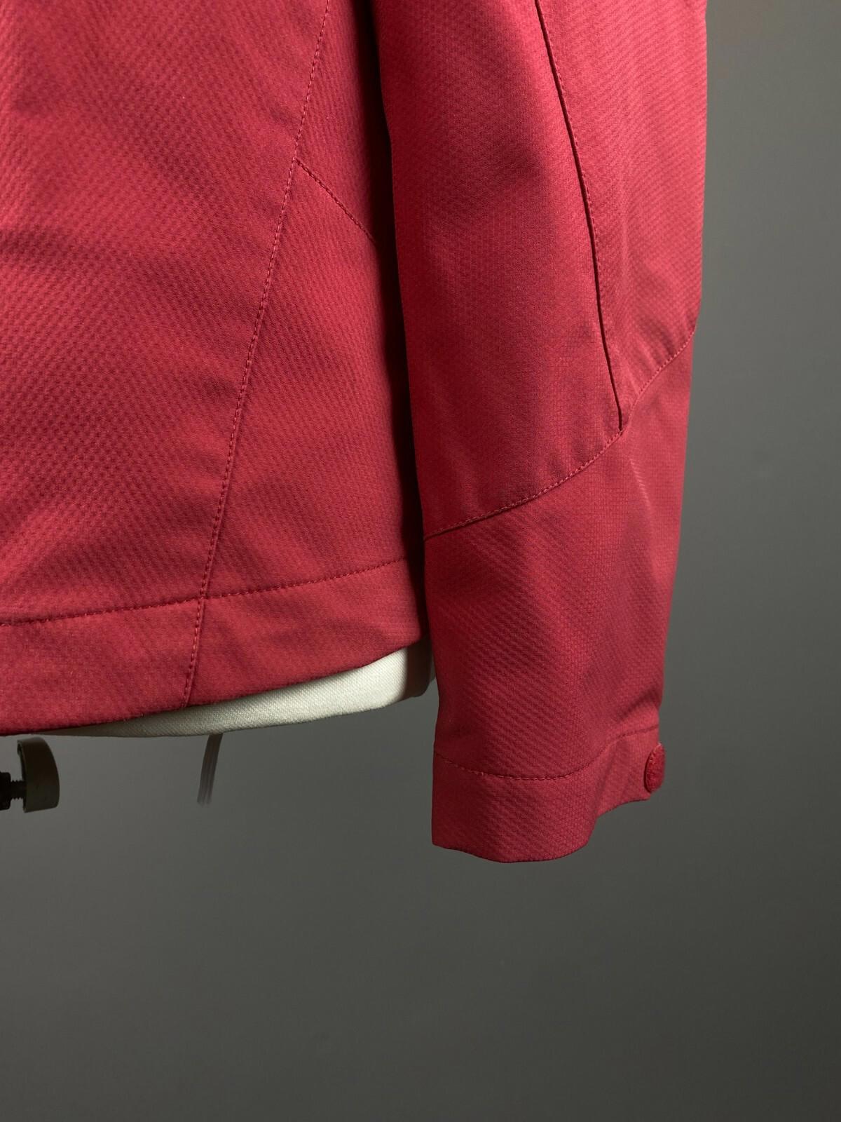 MAMMUT SOFT TECH Red Full Zip High Neck Soft Shell Jacket – Size L