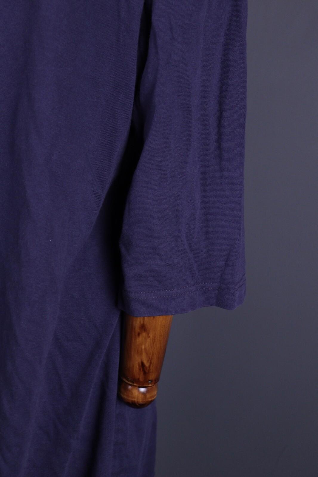 GUDRUN SJODEN Blue Long Short Sleeve Top Shirt Tunic – Size M