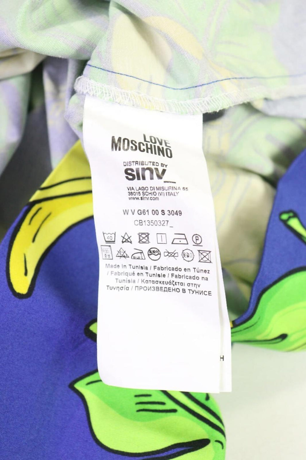 LOVE MOSCHINO Multicolor Fruits Sleeveless A-Line Short Dress – Size US 10 / I 46