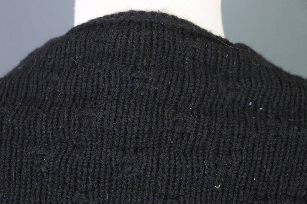 ZADIG & VOLTAIRE DAPHNEE ALN Black Alpaca Wool Wrape Cardigan Sweater – Size S – Used