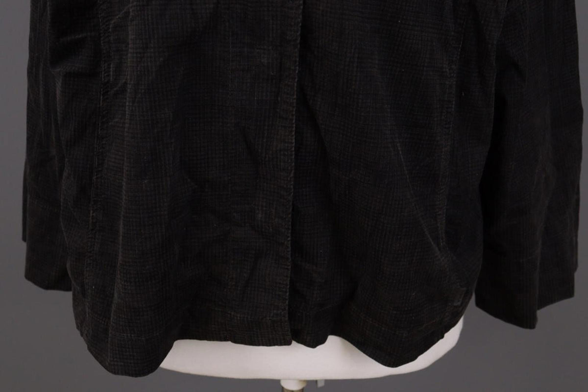 OSKA Brown Check Lagenlook Designer Relaxed Blazer Jacket – Size 3