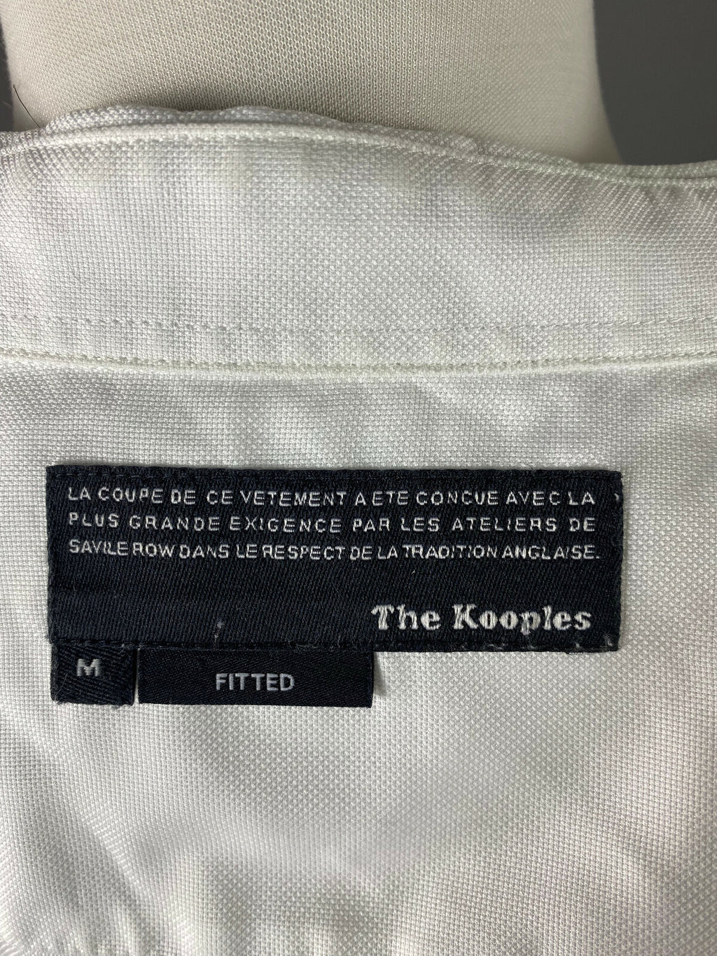 The Kooples White Cotton Fitted Button Down Long Sleeve Shirt – Women's M