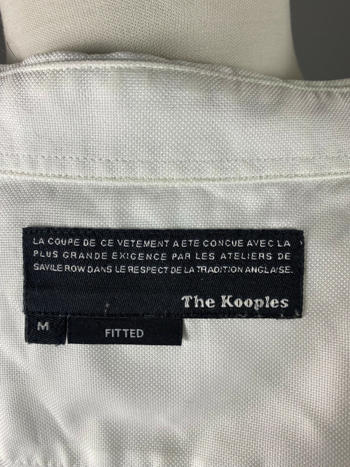 The Kooples White Cotton Fitted Button Down Long Sleeve Shirt – Women's M