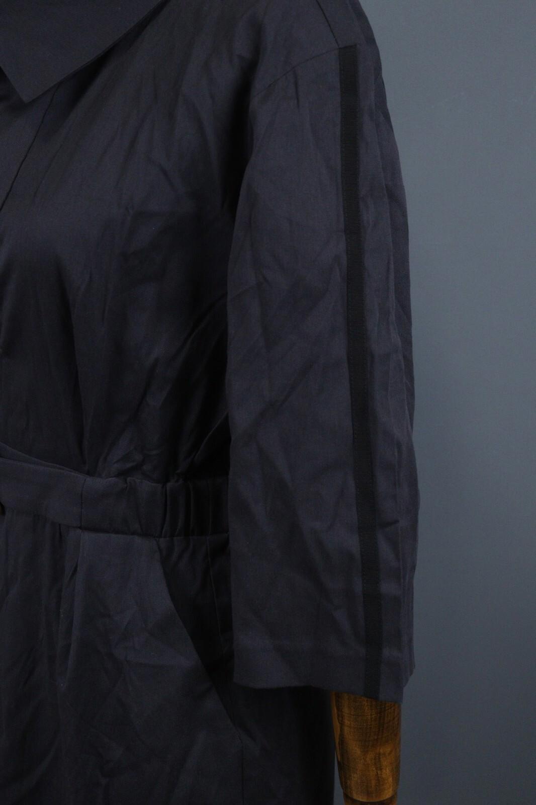 BA&SH Robe Sam Lady Dress Carbnone Collared Waist Belted Shirt Dress – Size 2