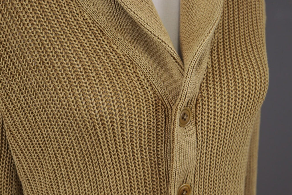 Polo Jeans Company Ralph Lauren Brown Open Knit Cardigan Jacket – Size S