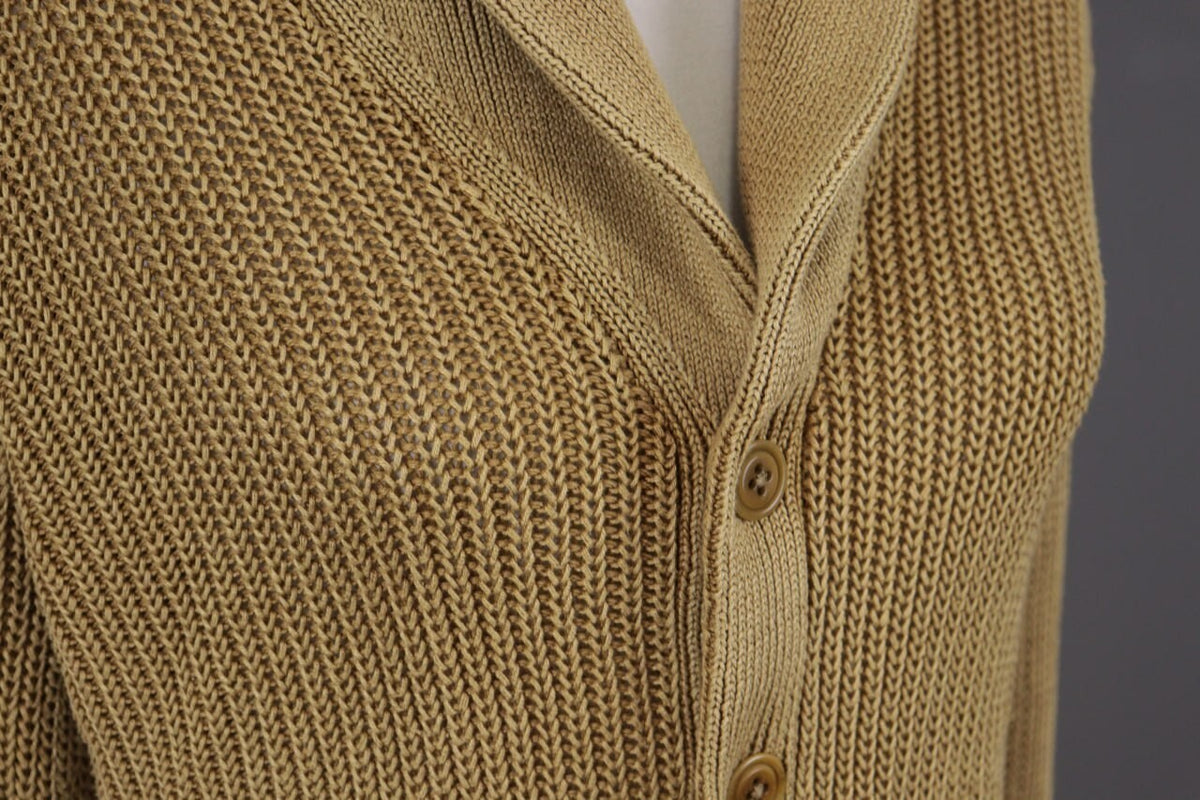 Polo Jeans Company Ralph Lauren Brown Open Knit Cardigan Jacket – Size S