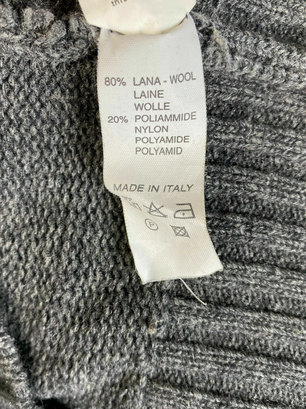 Vintage La Martina Grey Wool Knit Sweater – Men's XXL 2XL