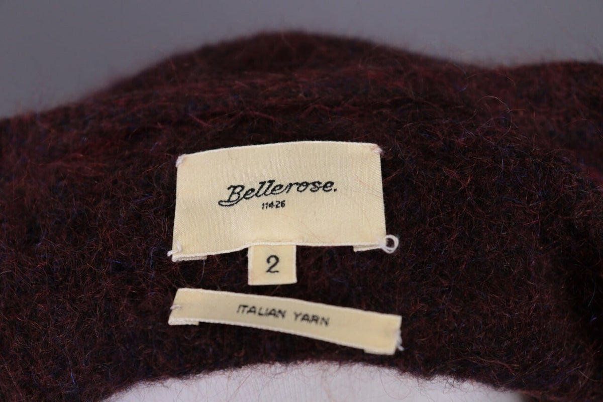 Bellerosa Brown Wool Puperkid Mohair Pockets Knit Cardigan Sweater – Size 2 / M