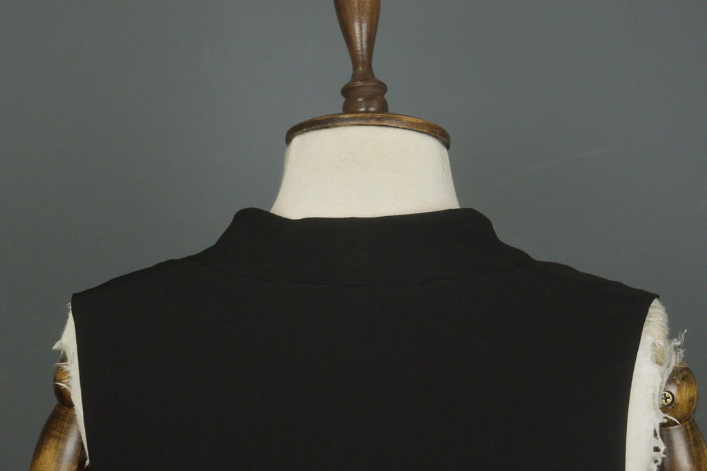 MISSONI Black Shawl Neck Sleeveless Pullover Party Cocktail Bodycon Dress Sz 38