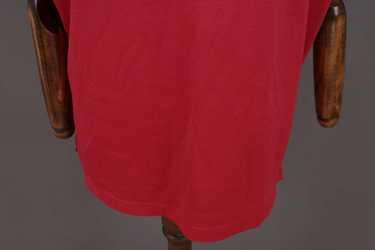 J.Lindeberg Red Sport Golf Short Sleeve Polo Shirt – Size XL