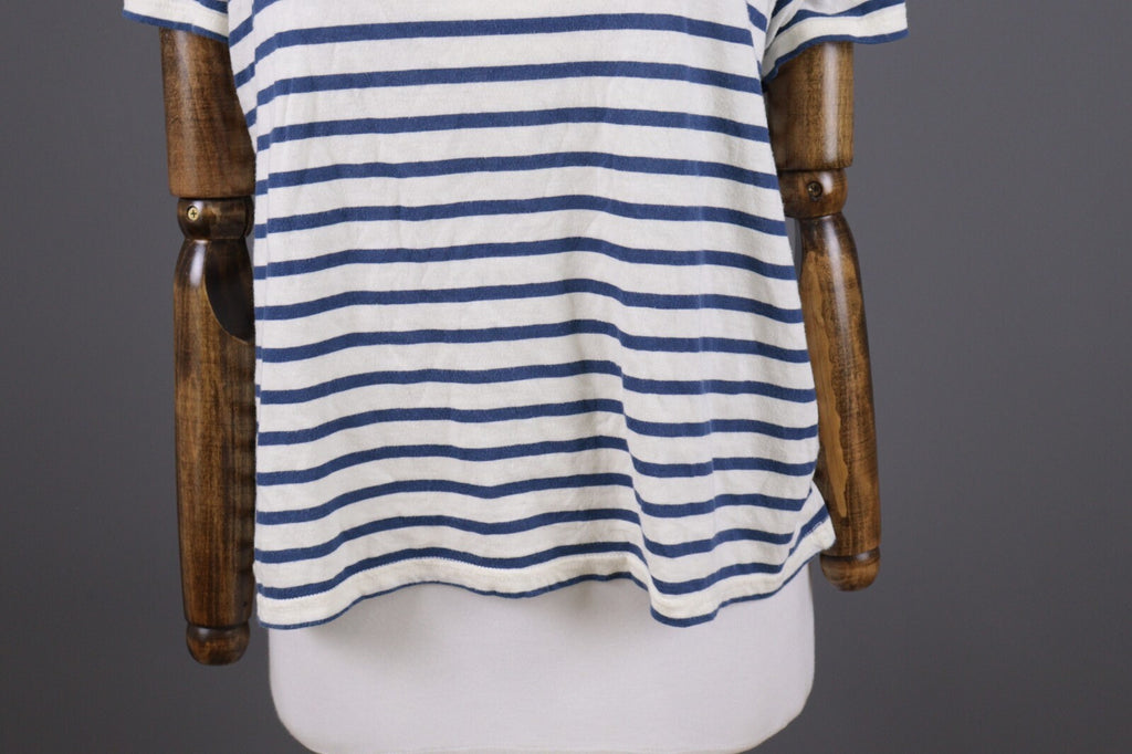 Gudrun Sjoden Multicolor Striped Short Sleeve Relaxed Blouse Shirt – Size L