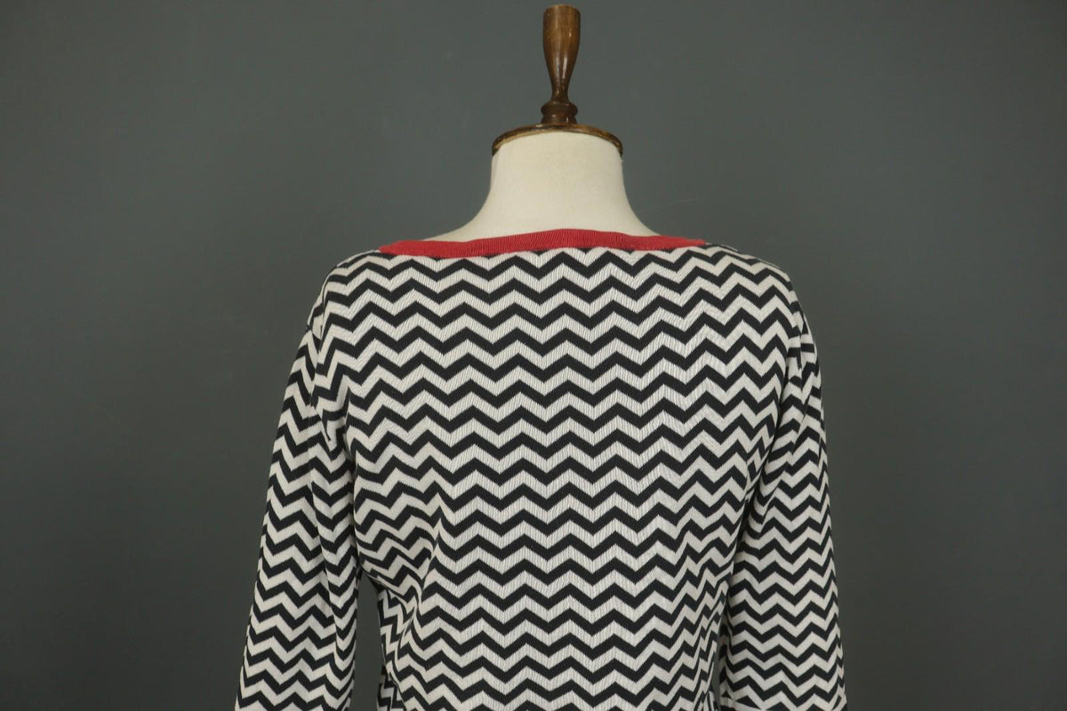 WEEKEND MAX MARA Multi Striped Knitted Long Sleeve Round Neck Sweater – Size XL