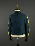 Icebreaker Blue High Neck 1/4 Zip Merino Wool Activewear Sweater – Men's M