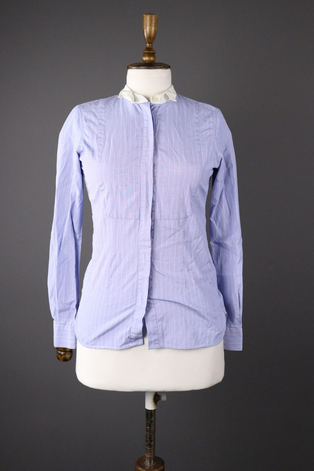 GOLDEN GOOSE Blue Button Long Sleeve Blouse Shirt – Size XS
