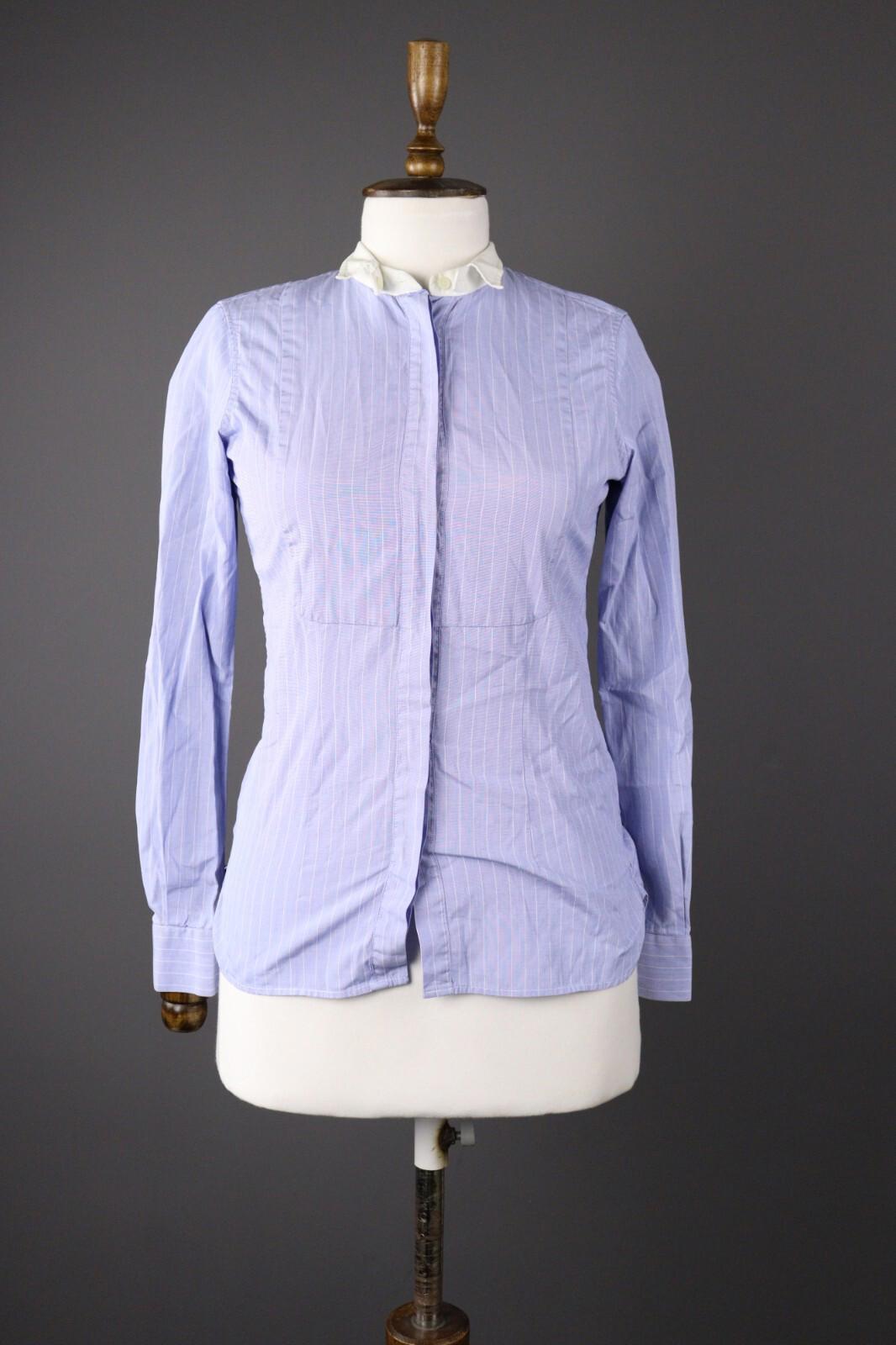 GOLDEN GOOSE Blue Button Long Sleeve Blouse Shirt – Size XS