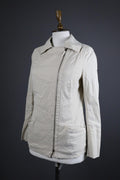 ANNETTE GORTZ Women's Linen Designer Full Zip Blazer Jacket – Size 38